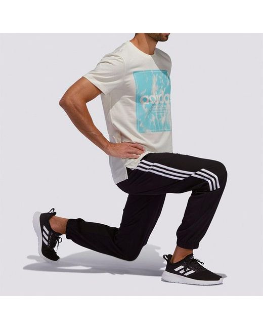Adidas Blue 3S Wvn Pt Sports Stylish Pants for men