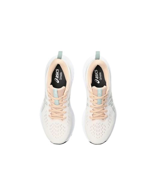 Asics White Gel-excite 10 Running Shoes