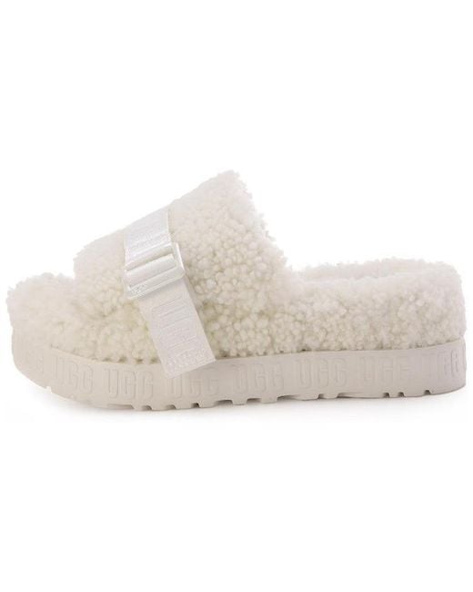 Ugg White (Wmns) Fluffita Slippers