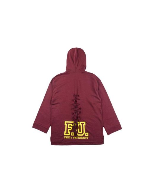 PUMA Red (Wmns) X Fenty By Rihanna Long Sleeve Hoodie