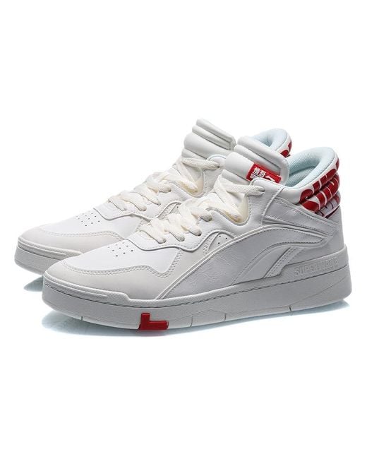 Li-ning White Superwave Mid for men