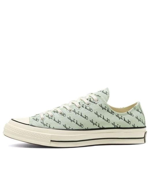 Converse White Chuck 70 Low 'Scripted Signature Print for men