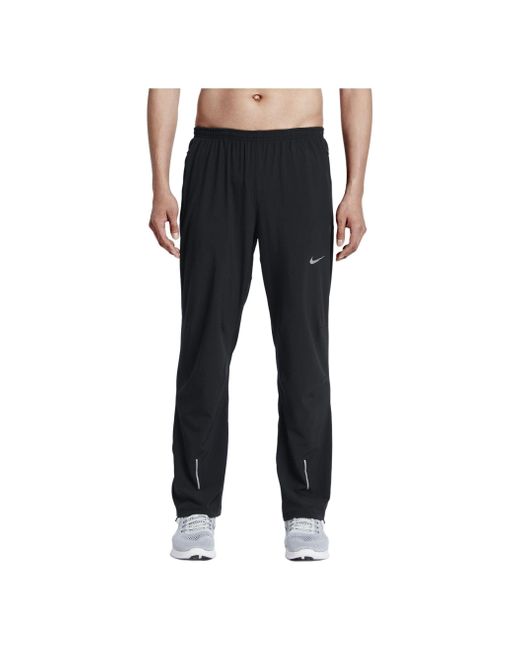 Nike Drifit Stretch Woven Pants in Black for Men Lyst