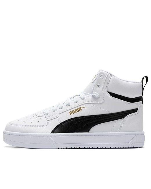PUMA White Caven 2.0 Mid for men