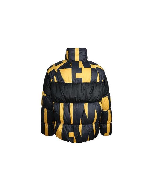 Nike Blue Splicing Stay Warm Windproof Stand Collar Sports Down Jacket Colorblock for men