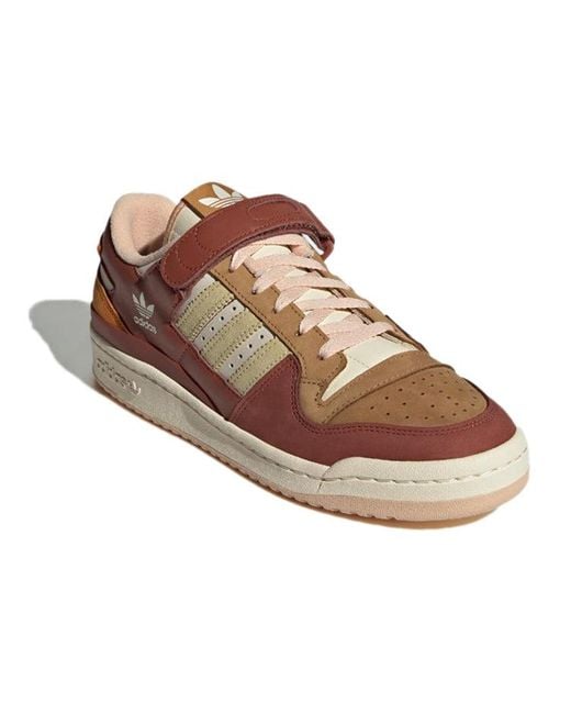 Adidas Brown Originals Forum 84 Low Great Outdoors Wild Sepia Sneakers for men