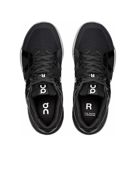 On Shoes Black The Roger Clubhouse Pro Glacier' for men