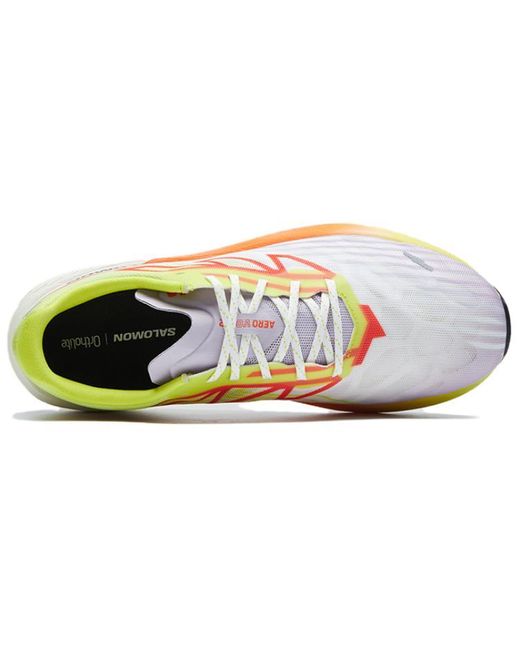 Salomon White Aero Volt 2 'Sulphur Spring Orchid Petal Vanilla Ice' for men