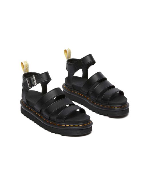 Dr. Martens Black (Wmns) Blaire Fashion Lihgt Platform Sandals