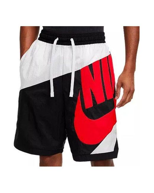 Nike Dri-fit Throwback Futura Casua Sports Basketba Shorts Back Red for Men  | Lyst