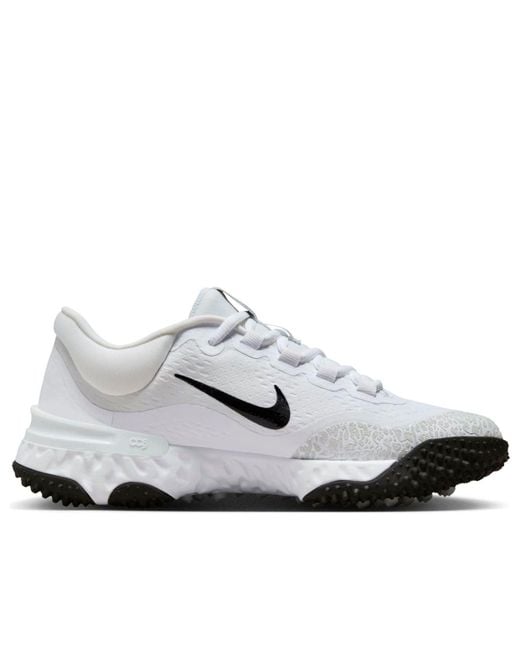 Nike White (Wmns) Alpha Huarache Elite 4 Turf