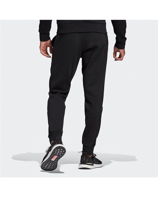 Adidas Black Mhs Pant Sta Casual Sports Long Pants for men