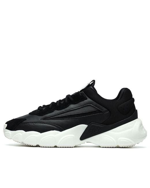 Fila Black Fashion Sneakers Low-Top Running Shoes for men