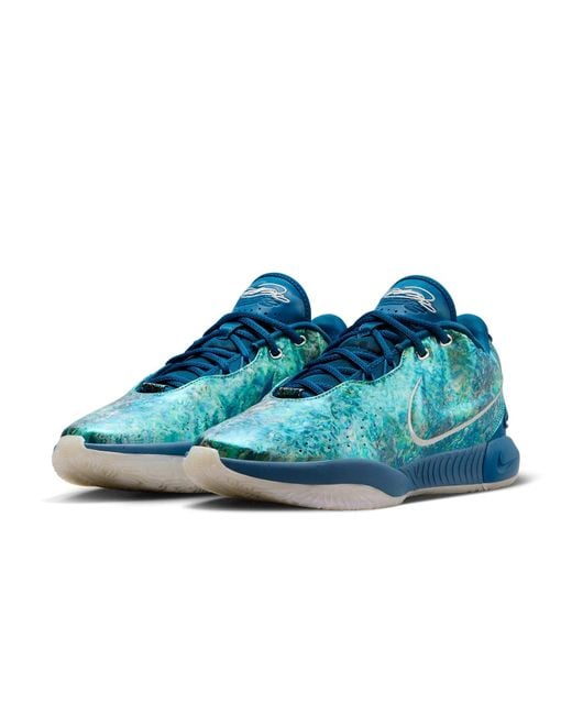 Nike Blue Lebron 21 'Abalone' for men