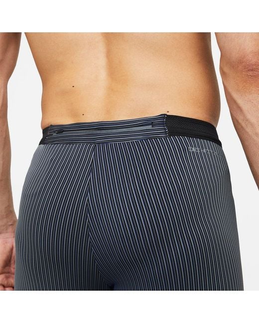 Nike Blue Dri-Fit Adv Aeroswift Running Tights Pants for men