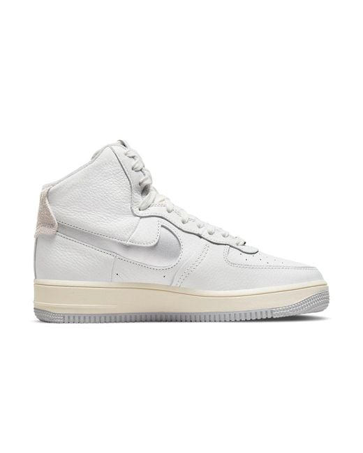 Nike White (Wmns) Air Force 1 High Sculpt Light Smoke'