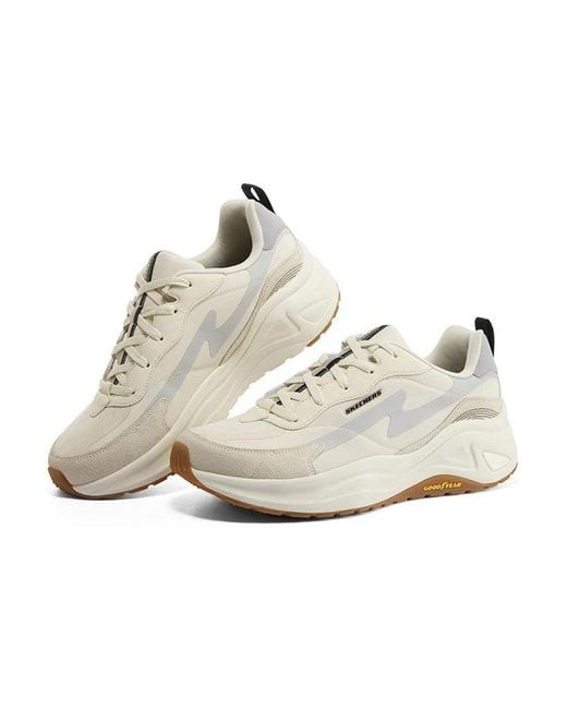 Skechers White Dlites Shoes for men