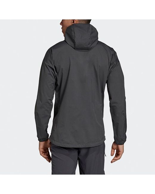 Adidas Gray Terrex Agravic Wind Jacket for men