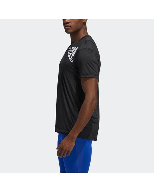 Adidas Black Ask 2 Ftd Bos T Logo Printing Sports Training Short Sleeve for men