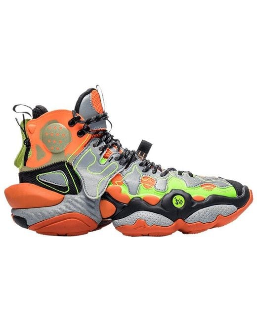 Li-ning Orange Reburn Ace Mid New York Fashion Week for men