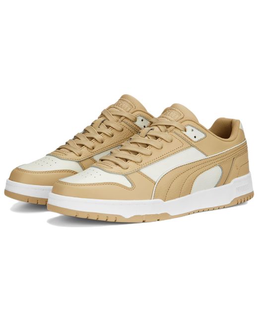 PUMA White Rbd Game Low for men