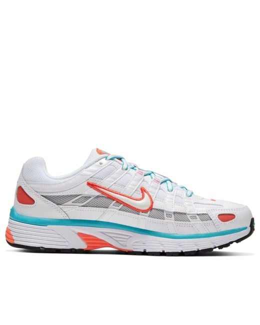 Nike White (Wmns) P-6000 'Oracle Aqua'