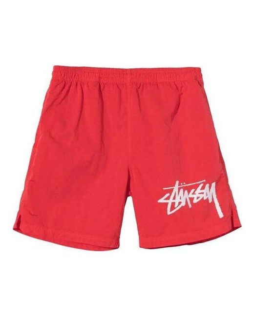 Stussy Red X Nike Water Short for men