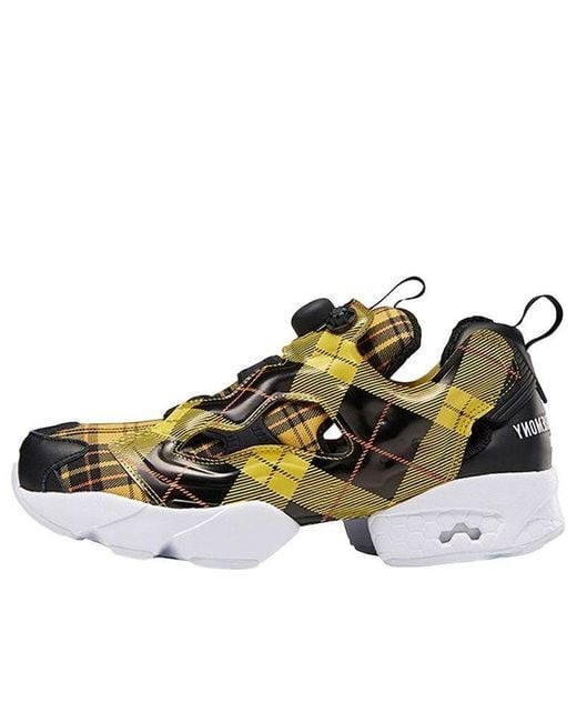 Reebok Yellow Opening Ceremony X Instapump Fury Og Plaid' for men