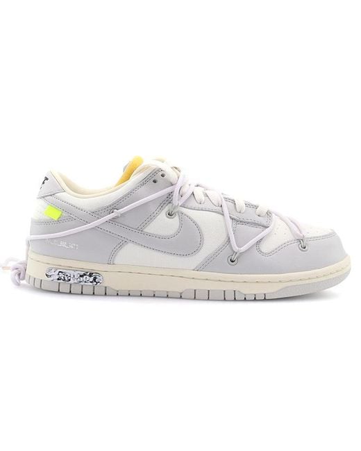 Nike White X Off- Dunk Low 'Lot 49 Of 50' for men