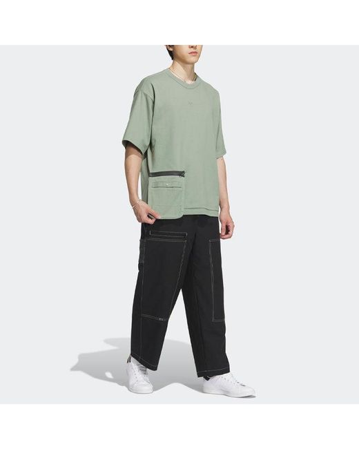 Adidas Green Originals Workwear Short Sleeve T-Shirt for men