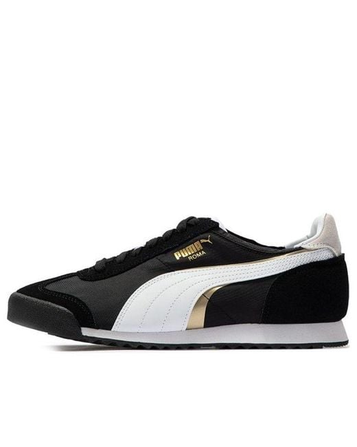 PUMA Black Roma Og Nylon 'Double Fs for men