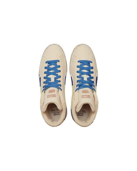 PUMA Blue Fives X Clyde Mid 'Creme Brulee' for men