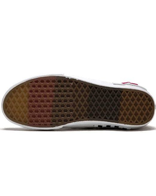 Vans White Slip-On Cap Lx 'Deconstructed' for men