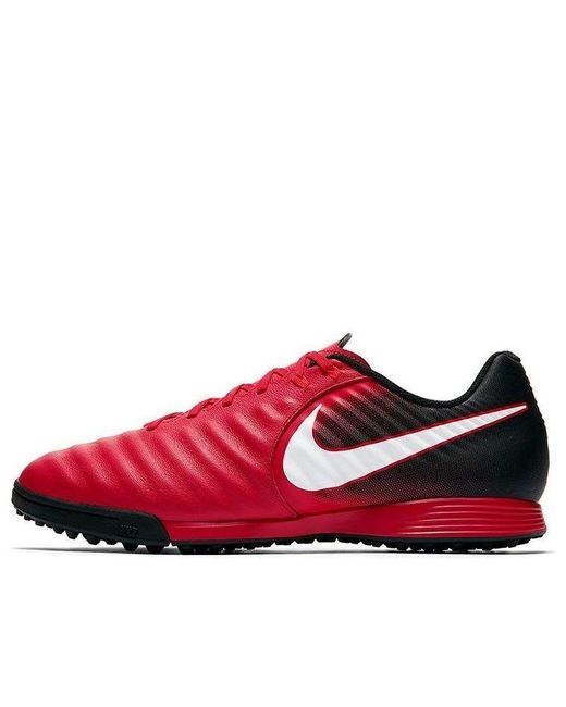 Nike Red Tiempox Ligera Iv Tf Turf 'University' for men