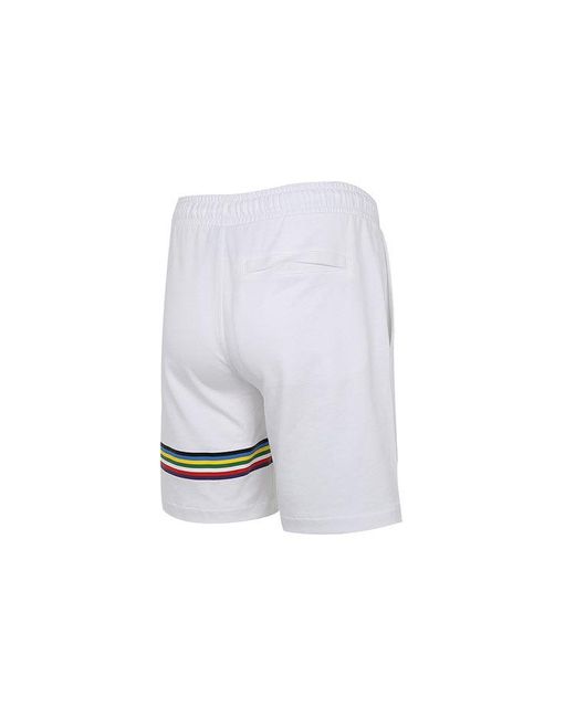 PUMA White Intl Graphic Shorts for men