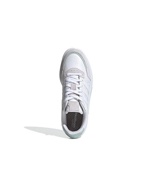 Adidas White Neo Courtmaster Skate Shoes for men