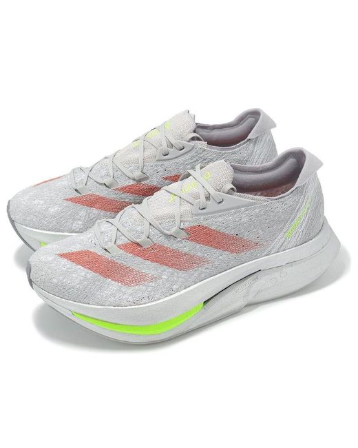 Adidas White Adizero Prime X 2.0 Strung for men