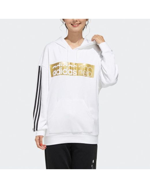 Adidas White (Wmns) Neo Casual Sports Pullover