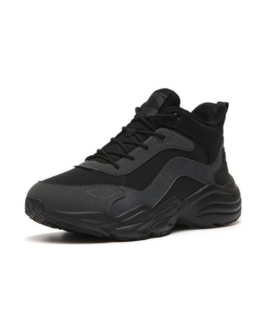 Anta Black Walker Mid for men