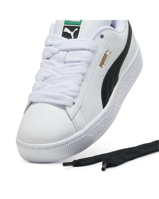 PUMA White Suede Xl for men