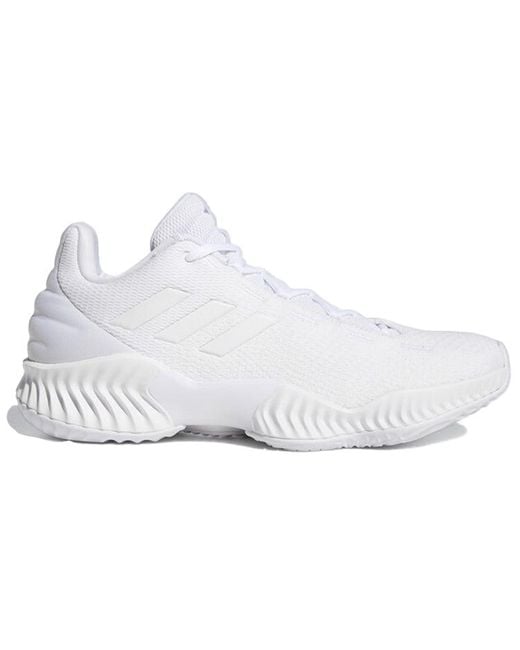 Adidas White Pro Bounce 2018 Low for men