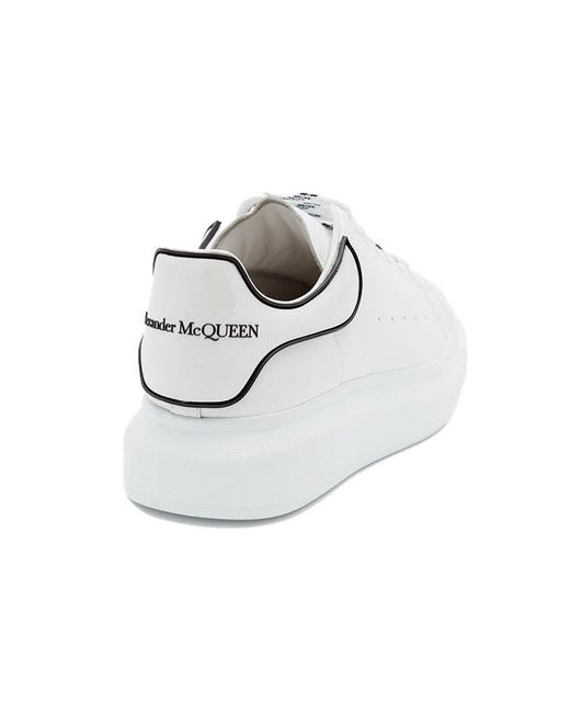 McQueen White Oversized Sneaker Trim' for men