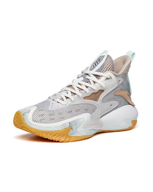 Anta White Shock The Game 5.0 Crazy Tide 3.0 High Basketball Shoes for men