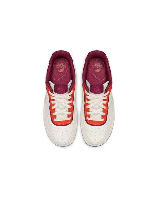Nike Red (Wmns) Air Force 1 Low Se 'Sail Team True Berry'