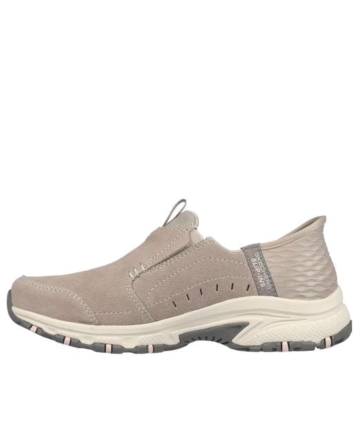Skechers White (Wmns) Slip-Ins Hillcrest 'Taupe'