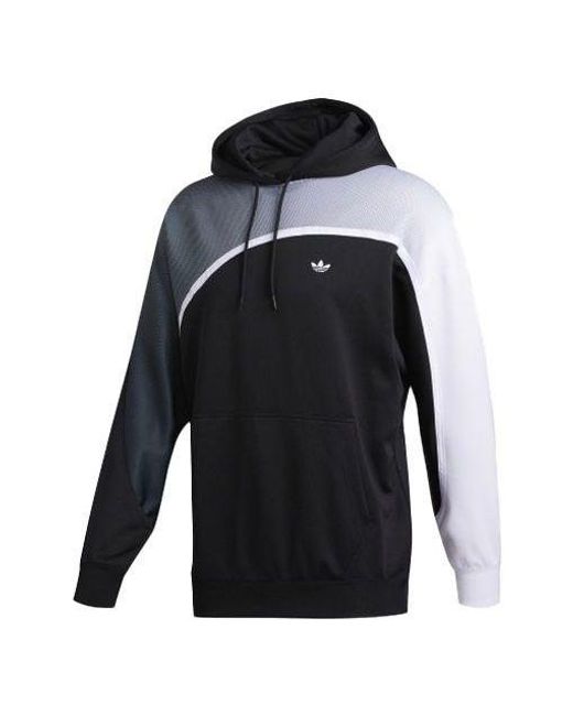 Adidas Black Originals Casual Sports Gradient Pullover for men