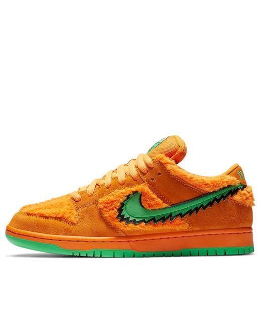 Nike Orange X Grateful Dead Sb Dunk Low Bear' for men