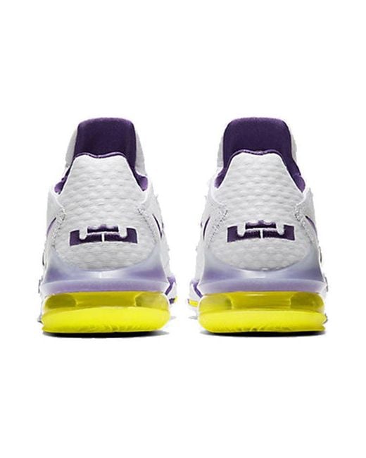 Nike Blue Lebron 17 Low Ep 'Lakers' for men