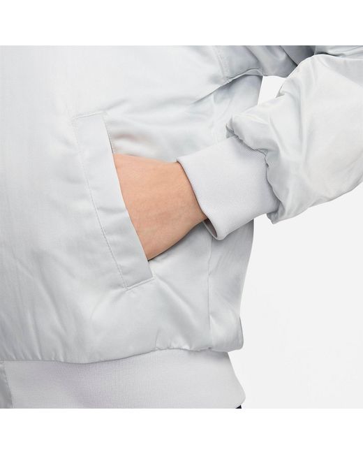 Nike White (Wmns) Reversible Varsity Bomber Jacket