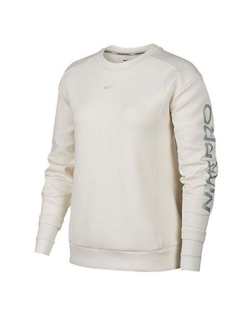 Nike White (Wmns) Pro Knit Hoodie Phantom